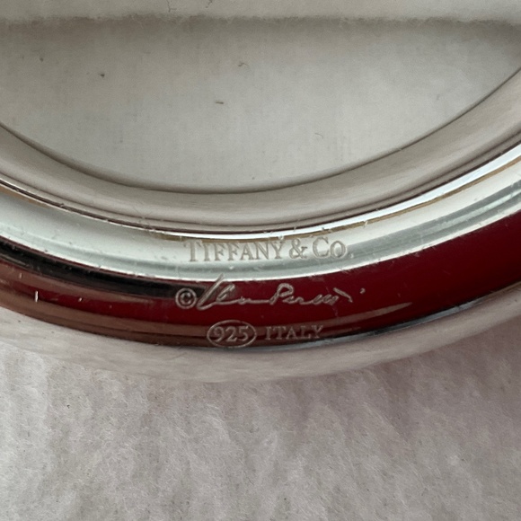 TIFFANY & CO. Vintage Peretti Sterling Silver (925) Doughnut Bangle - Picture 3 of 15
